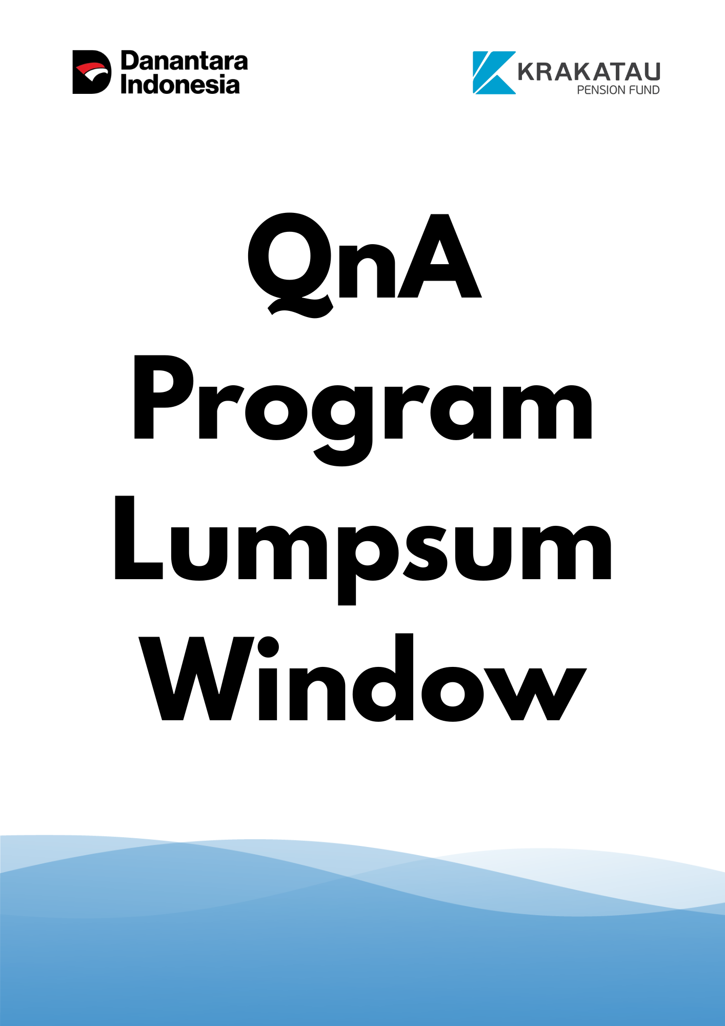 Program Lumpsum Window