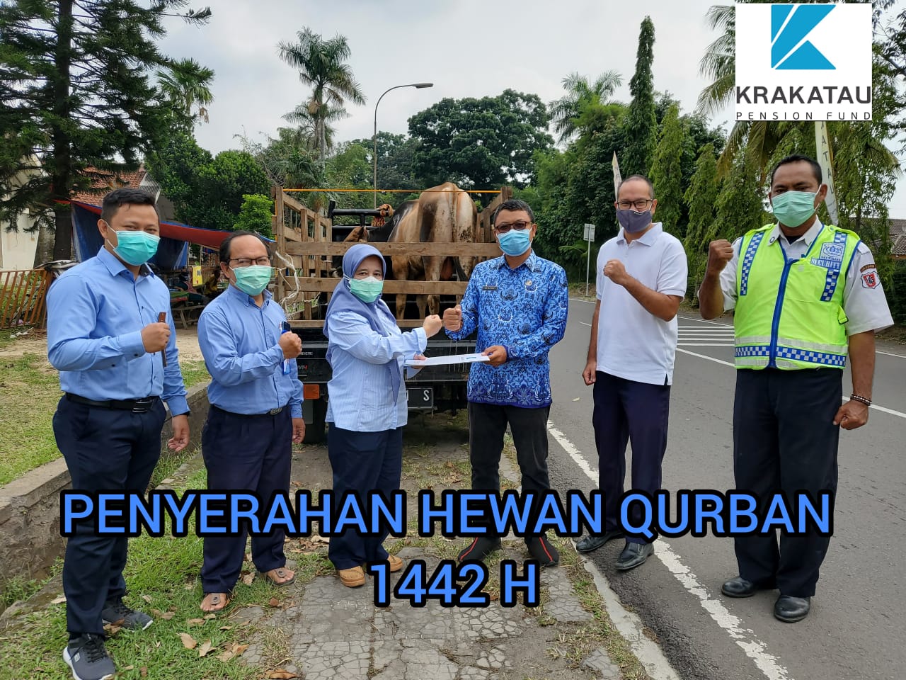 DPKS Menyerahkan Hewan Qurban Idul Adha 1442 H